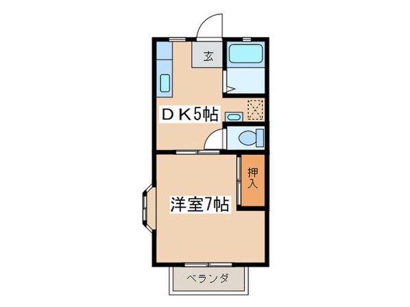 パ－ルシャト－の物件間取画像